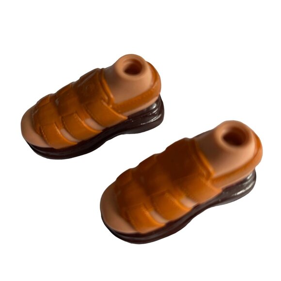 MGA Bratz Boyz Doll Rust Tan Platform Straps Sandal Shoes (Pre-owned) - Picture 5 of 9